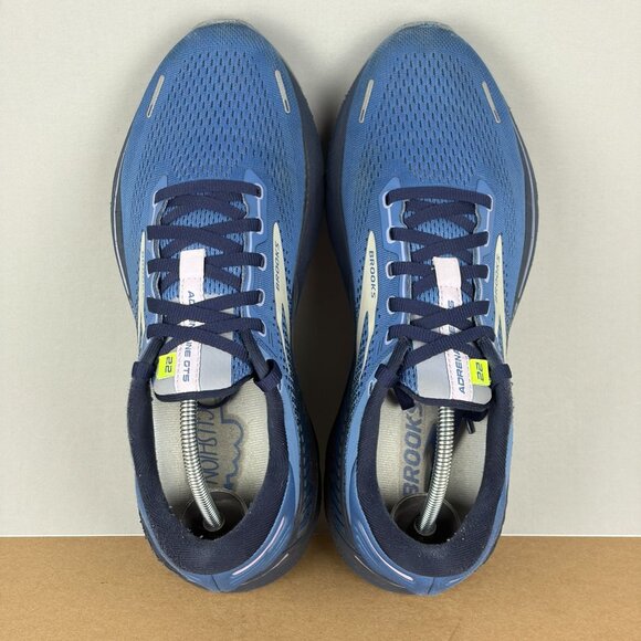 Brooks Adrenaline GTS 22 Athletic Running Shoes Womens 10 Blue White Low Top - Picture 11 of 12